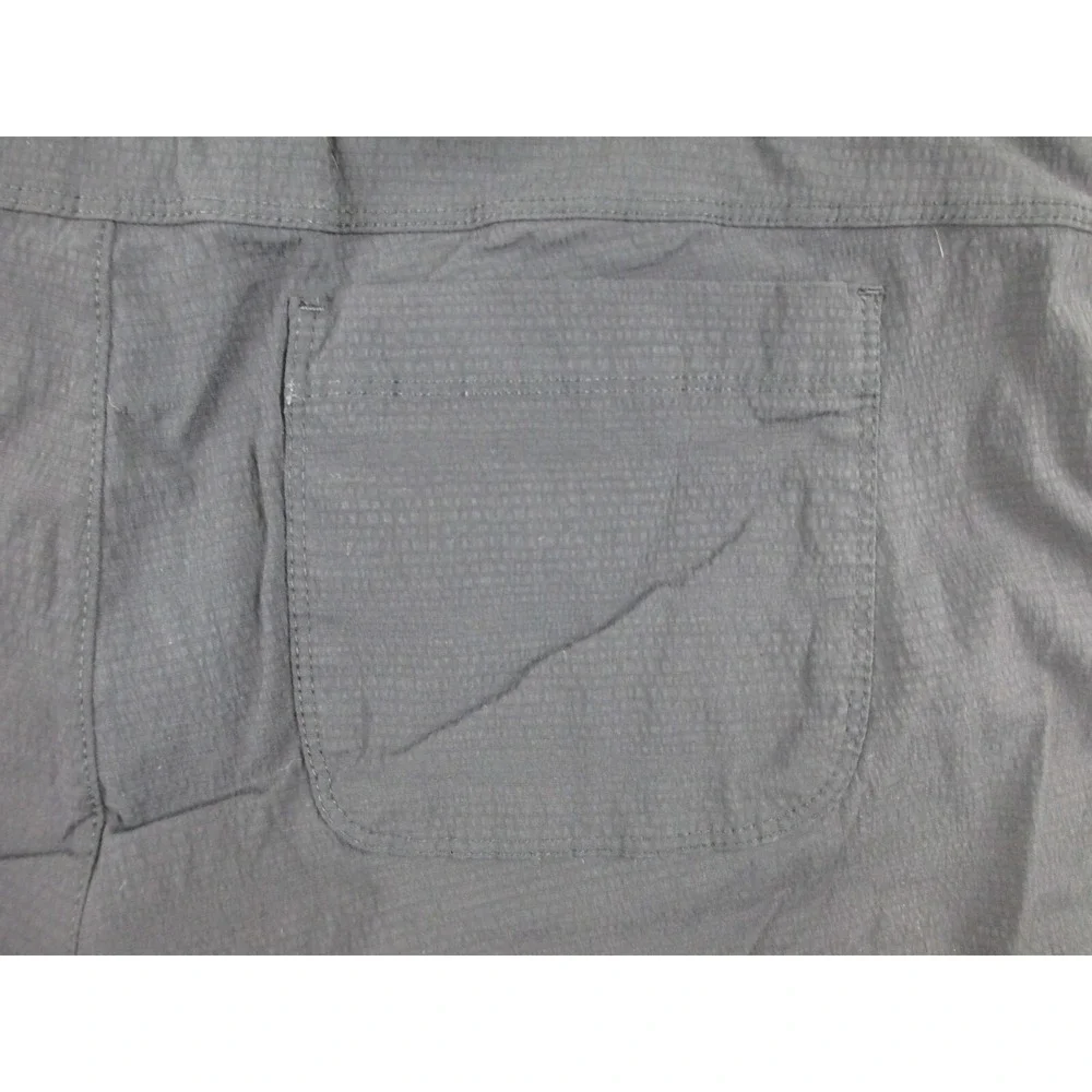 Athleta Shorts Womens 8 Black Chino‎ Bermuda Casual Ladies*